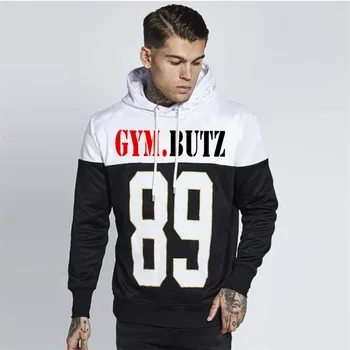 

Autumn new running jacket men 2019 new sports fitness jacket hooded pullover