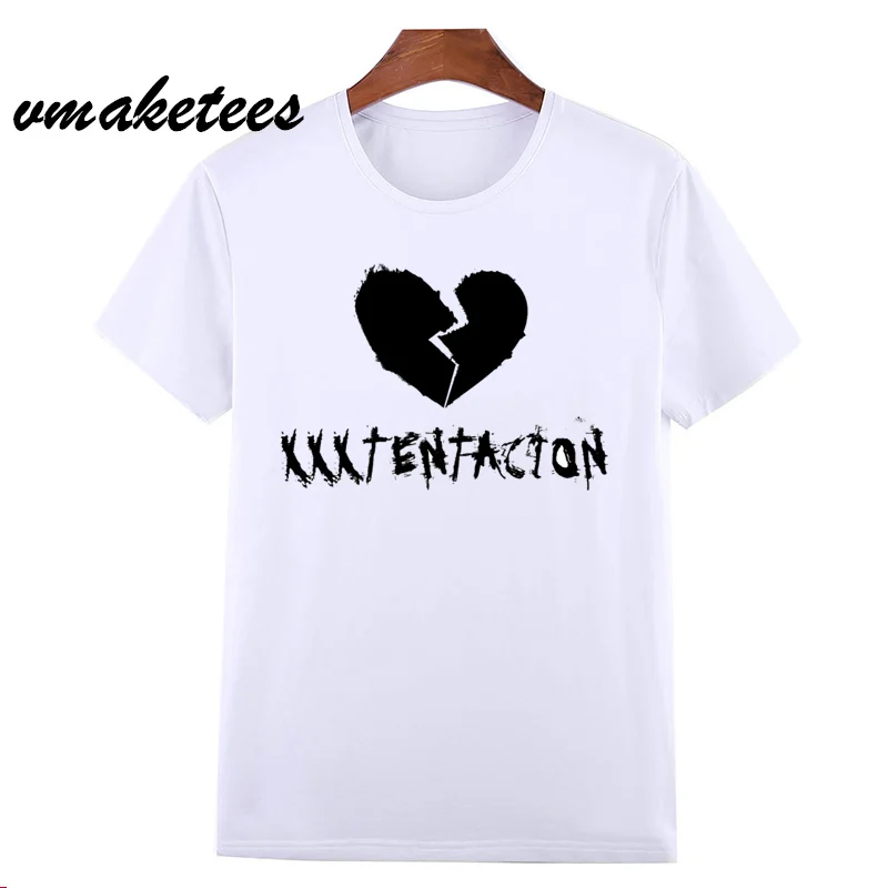 

xxxtentacion R.I.P Character Print T-Shirt Fashion Casual Fitness Cool O-neck Men's T Shirt Summer Short Sleeve Men Clothing
