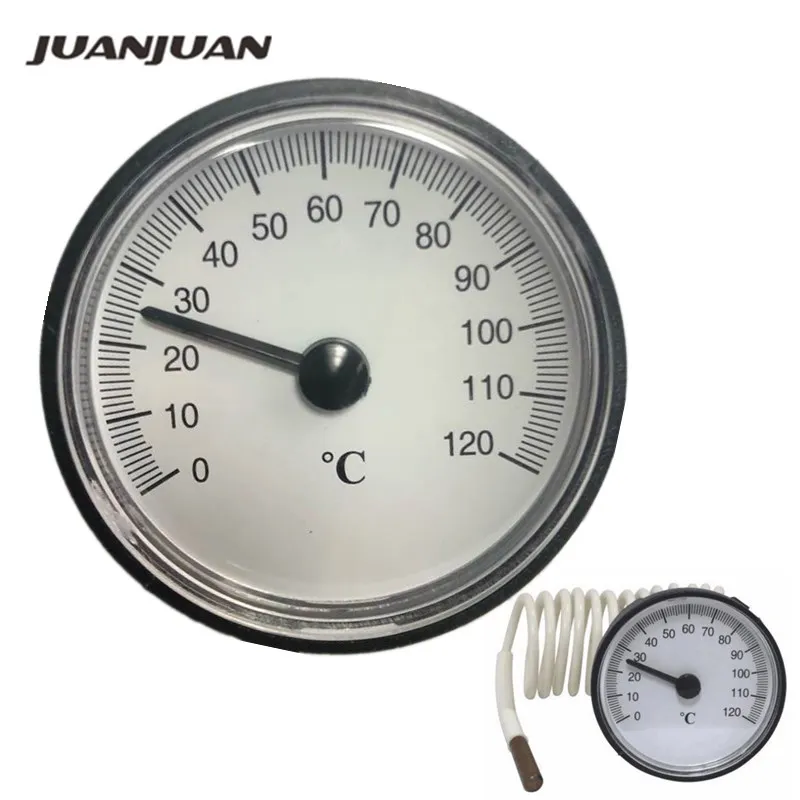 

120 Plastic Round oven thermometer with household usage Liquid lift thermometer With plastic probe 40%Off