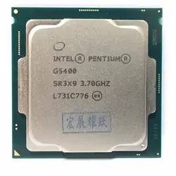 Intel PC Настольный компьютер процессор Pentium G5400 3,7G 512KB 4 Мб Процессор LGA 1151-land FC-LGA 14 нанометров двухъядерный Процессор