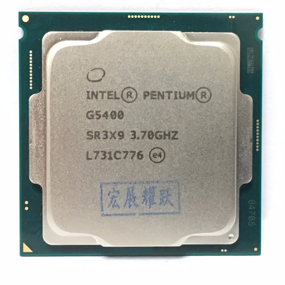 

Intel PC Desktop computer Pentium Processor G5400 3.7G 512KB 4MB CPU LGA 1151-land FC-LGA 14 nanometers Dual-Core CPU