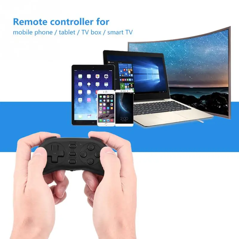 Портативный беспроводной Bluetooth игровой контроллер мини-геймпад ручка для iOS Android Windows