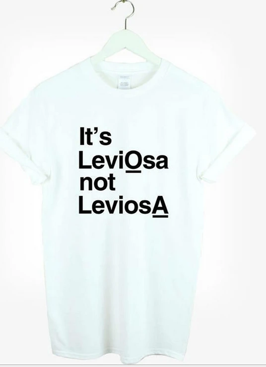 Футболка с надписью It LEVIOSA NOT импортные товары скорость продаж женская футболка в