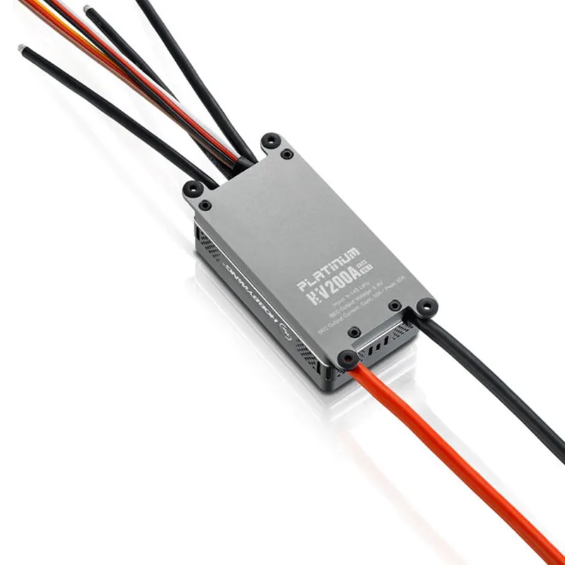 

Hobbywing Platinum HV 200A V4.1 30209101 SBEC 30209102 OPTO 6-14S for RC helicopter aircraft