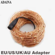 10M 100 LED Copper Wire String Starry Light Outdoor Waterproof Fairy Patio Lamp For Garden Wedding