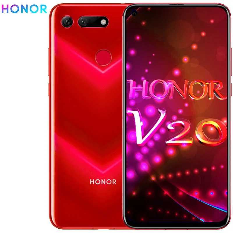 HONOR View 20 honor v20 смартфон с 6 4 дюймовым дисплеем восьмиядерным процессором Kirin 980 ОЗУ
