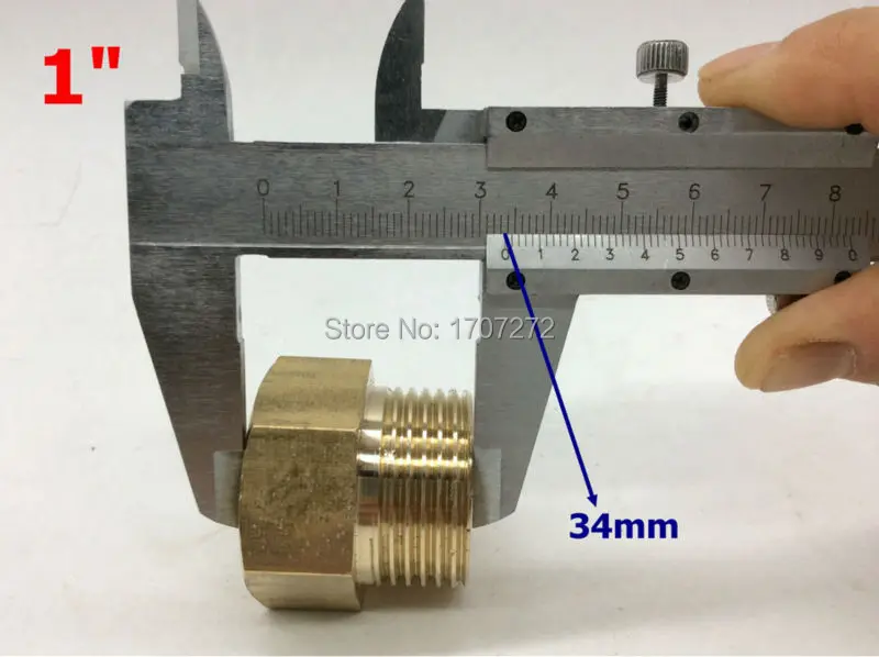 BSP " Мужской резьбовой 1" Женский резьбовой латунный Соединительный адаптер латунный фитинг для труб