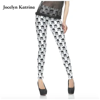 

Spring and summer models Europe and the United States elastic Slim digital printing tight leggings gym yoga pants