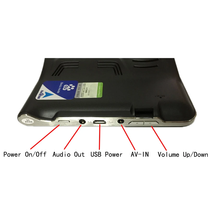 Otstrive 7 дюймов gps навигации Android DVR 16 г Антирадары заднего вида Двойной Камера Allwinner