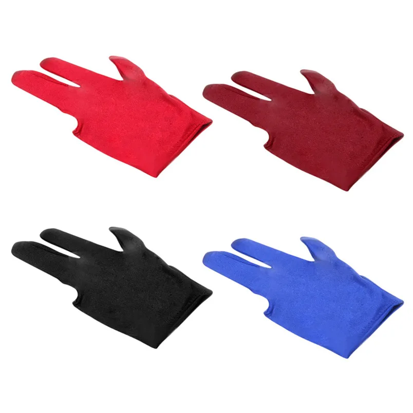 1pc Spandex Snooker Billiard Glove Pool Left Hand Open Three Finger multicolor Billiard GloveBilliard Accessories #4n27 (6)