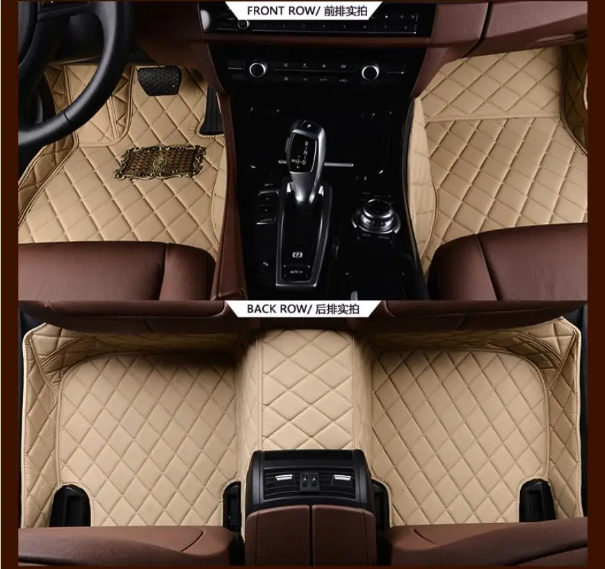  JINGHANG Auto Floor Mats For Audi A5 S5 RS5 2008-2015 Foot Carpets Step Mat High Quality Embroidery