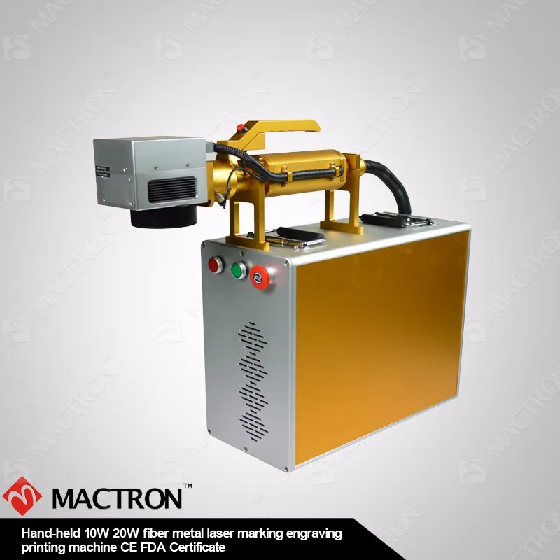 New 10W Portable Mini Fiber Laser Marking Machine Price For Marking Metal