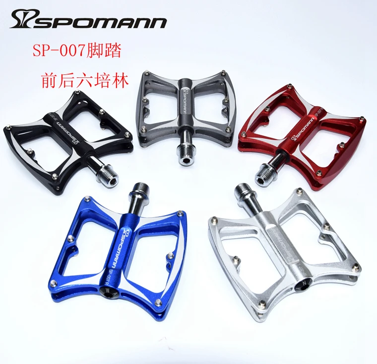 

2017 SPOMANN Non-slip Pedales Bicicleta MTB Aluminum Alloy Mountain Road Bike Sealed bearing Pedal Free Shipping