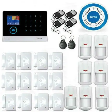 

YoBang Security Wireless WIFI WCDMA/CDMA 3G SMS Home Security Alert System With Video IP Camera Russian Dutch Android IOS APP.