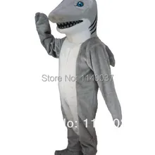 Серый Шарки костюм акулы-талисмана Наряд Костюмы красивый наряд для Хэллоуина рождественской вечеринки