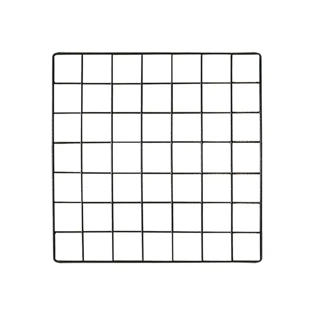 AIHOME 1pcs Black Grid Wall Shelf Wall Hanging Wall Decoration Pendant Wall Art Display Storage