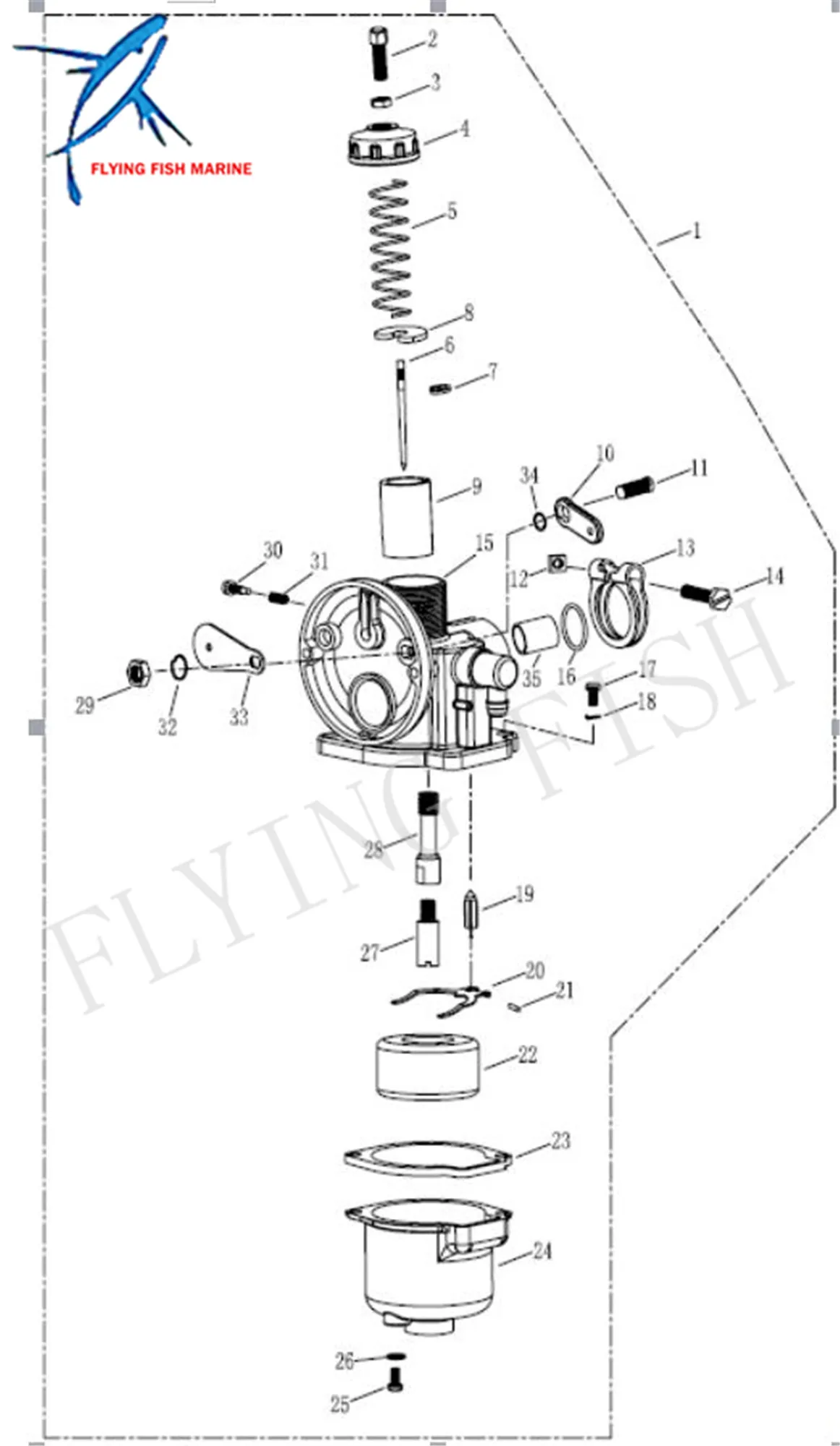 Подвесной двигателя T3.6-04000500 карбюратор в сборе для Parsun HDX 2-ход 3.6HP 2.5HP T3.6 HDX3.6 T2.5 моторная лодка, бесплатная доставка