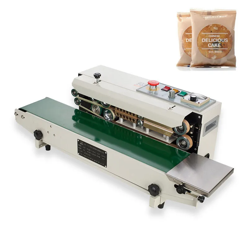 YTK FR900 Plastic Film Food Sealing Machine+Vertical Sealing+date