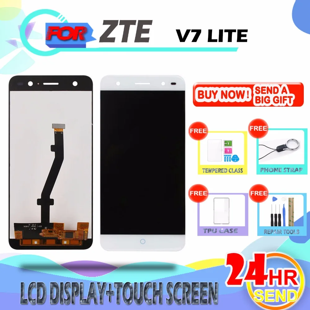 SZHAIYU LCD For ZTE Blade V7 Lite Display + Touch Screen Digitizer Assembly Replacement With Free Tools | Мобильные телефоны и