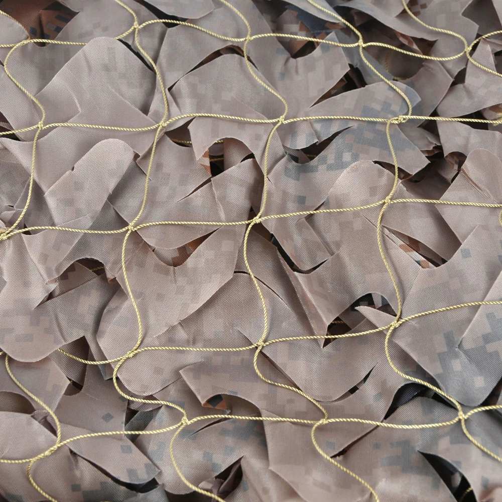 Welead 4x5M Reinforced Camouflage Nets White Sand 4x5 5x4 4*5M 5*4M Camo Netting Mesh Concealment Shading Hiding Garden