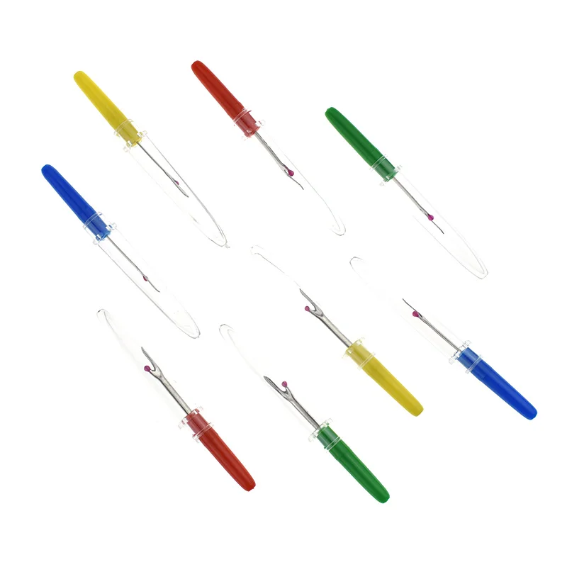 

4pcs Seam Ripper and Sewing Thread Remover Kit Handy Thread Cutter Stitch Ripper Sewing Tools for Opening Seams and Hems AC019