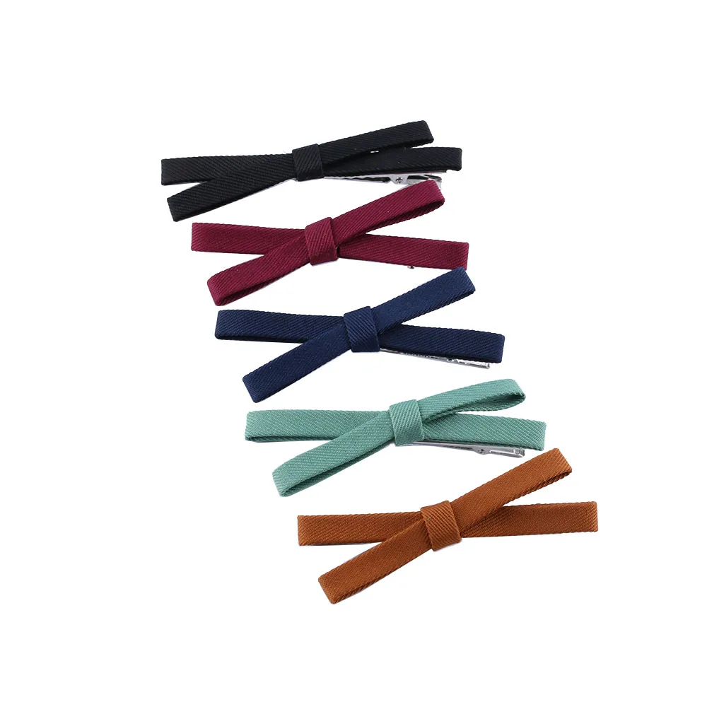 

HOT Wholesale Bowknot Hairpin Kids Girls Hair Bow Clips Barrette Hair Clip Comestic Makeup Tools