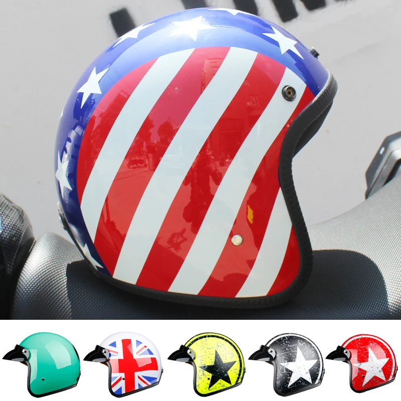 Винтажный мотоциклетный шлем LDMET casco мотоциклетные шлемы велосипедные для кафе