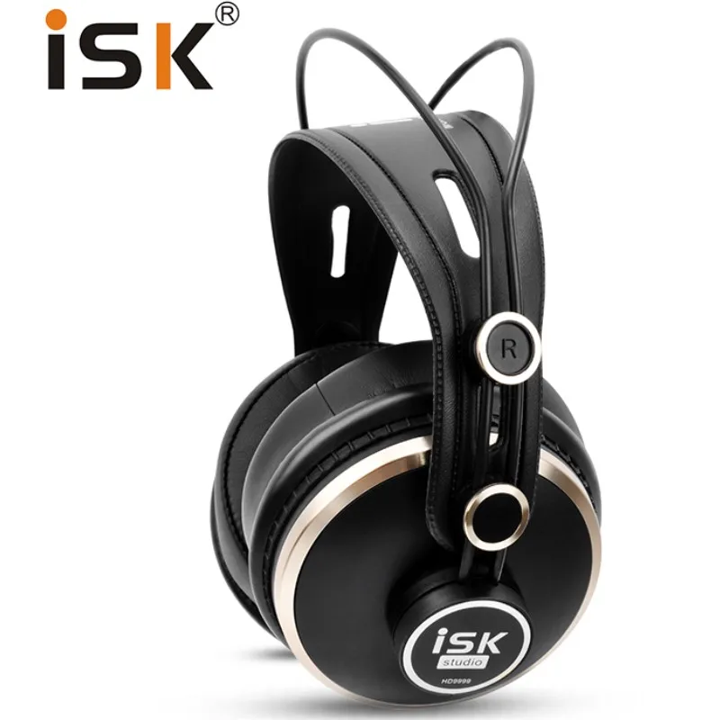 Оригинальные Накладные наушники ISK HD9999 Pro HD для монитора полностью закрытые