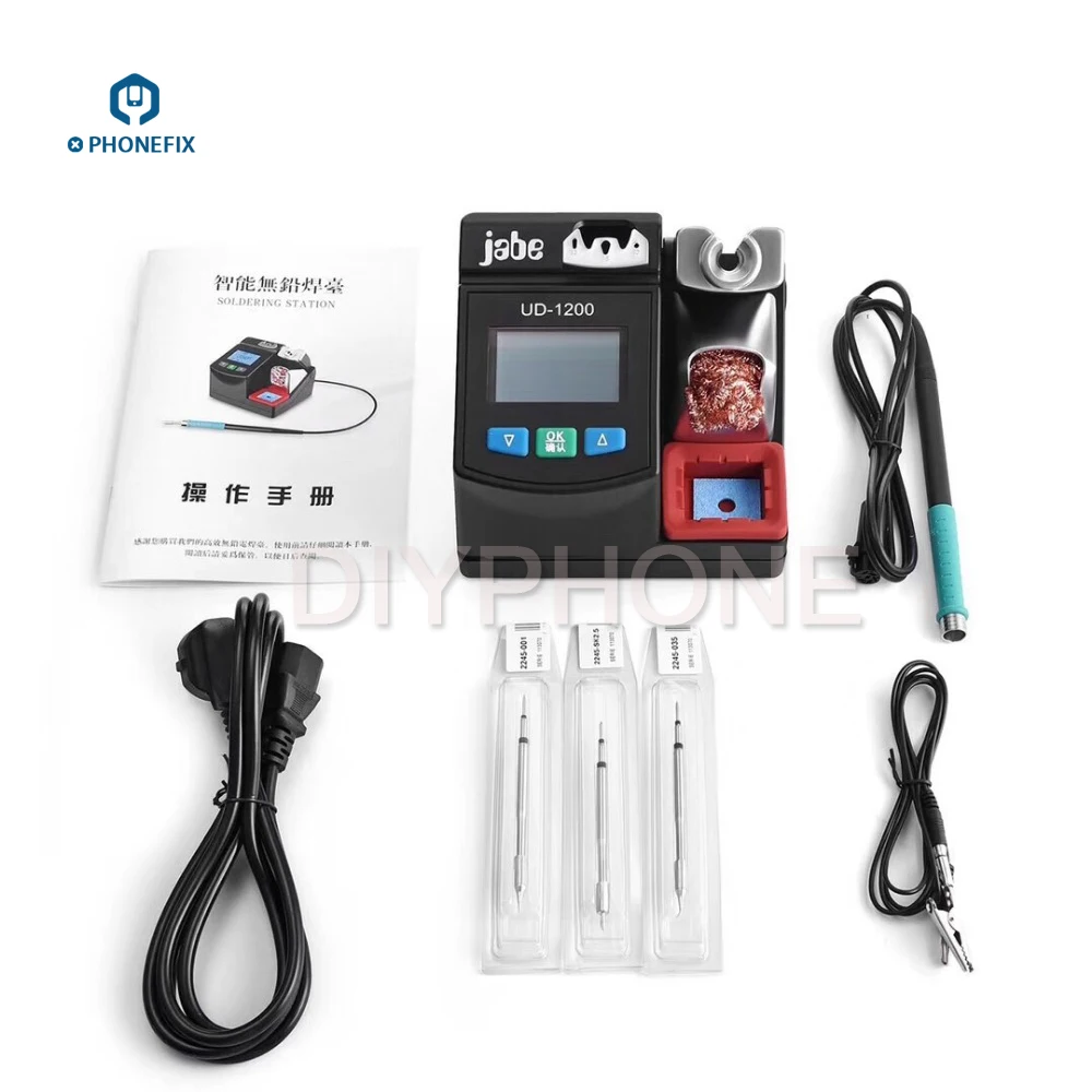 Jabe UD-1200 Precision Lead-free Soldering Station OEM JBC UD-1200 Dual Channel Power Supply Soldering Station