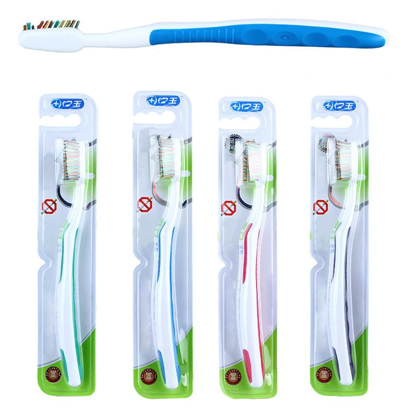 

1PC Toothbrush Teeth Whitening Colorful Environment-friendly Oral Care Bamboo Toothbrush