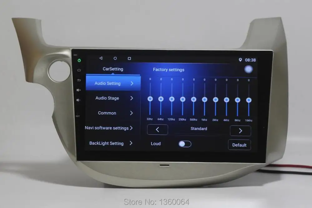 Sale Nedehe 10.1" android 8.0 car radio for HONDA FIT JAZZ 2007-2010 2011 2012 2013 car dvd gps navigation car console audio player 6