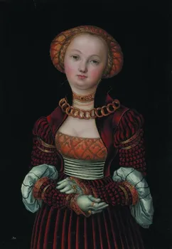 

wholesale painting # TOP art - Lucas Cranach the Elder - Portrait of a Woman oil painting # 36"