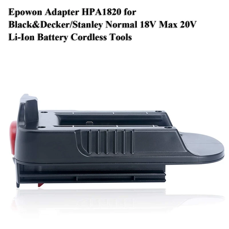 Hpa1820 20 в адаптер для преобразования батареи для Black Decker/Стэнли/Портер Кабель 20 В Макс литиевая батарея для Black Decker 18 в Ni-MH B