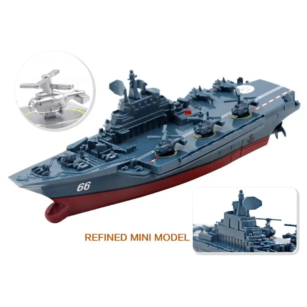 RCtown 2,4G модель военного корабля с дистанционным управлением, электрические игрушки, водонепроницаемый мини авианосец, подарок для детей zk30