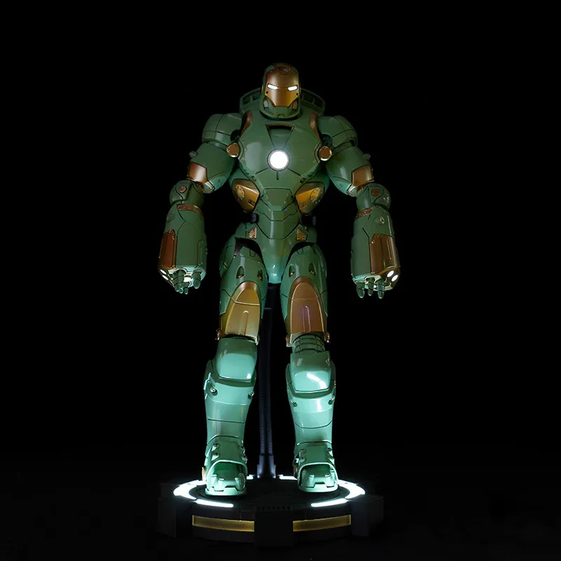 

The Avengers Alloy Movable Iron Man Superhero 1/9 GK Statue MK37 Luminous Toy Action Figure Collection Model Toy M890