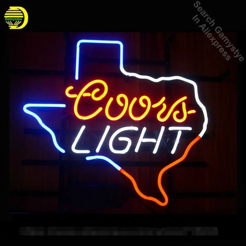 U1374R Budweiser Texas Bar Pub  Display Neon Light Sign 