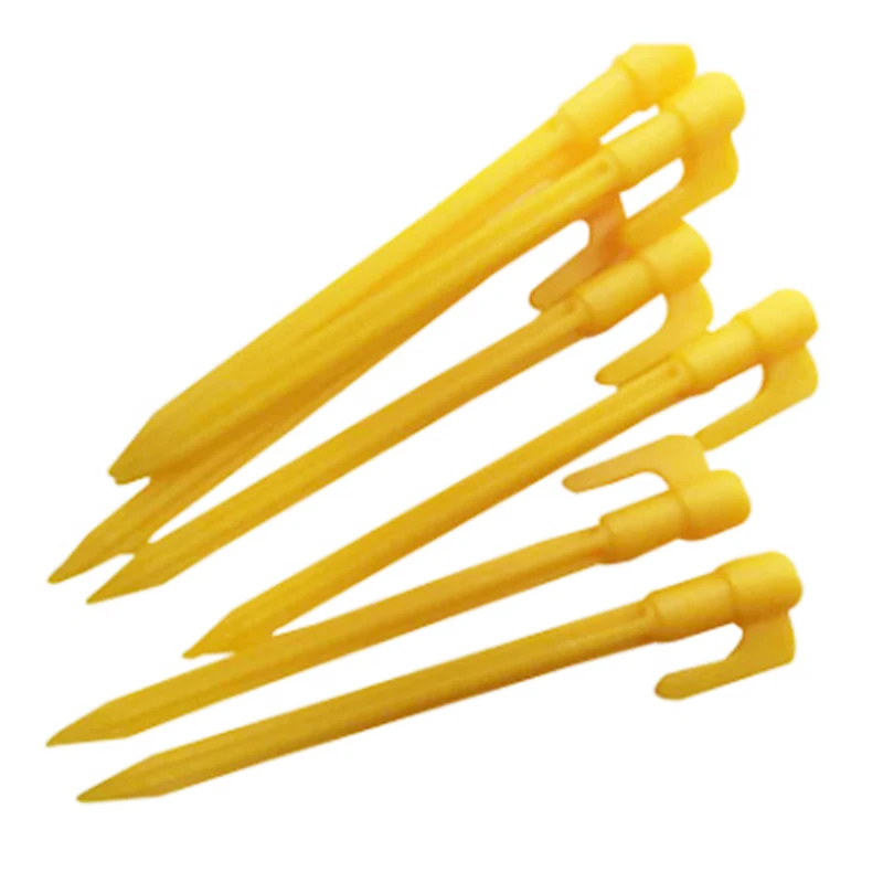 

10/20/30Pcs 14.5cm Tents Pegs Outdoor Camping Stakes Pegs Nails Tent Plastic Heavy Duty Stakes