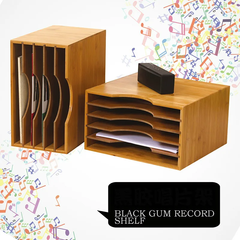 Черная резинка полка для записи Классическая ностальгическая LP стойка для хранения виниловых дисков стойка для хранения CD Стойка перегородка Съемная гибкая