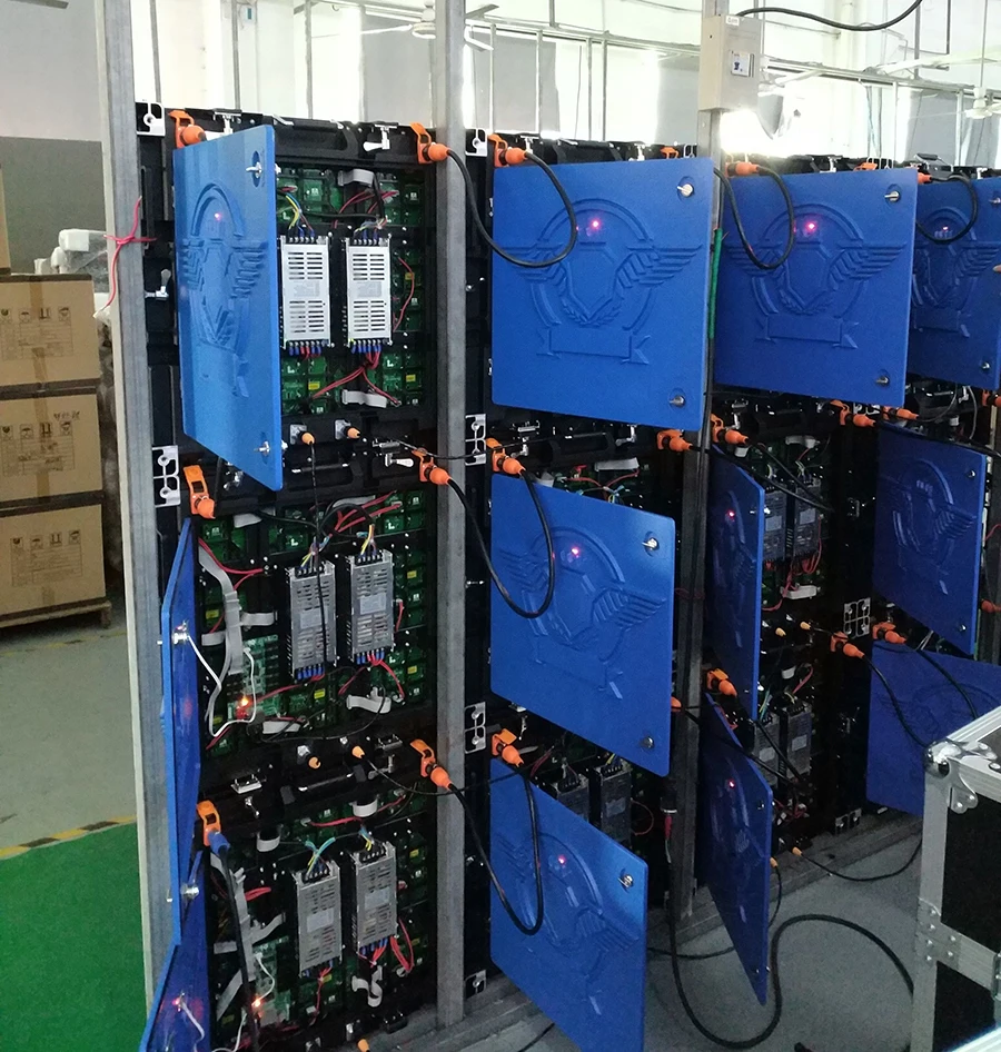 1 P6 Outdoor Rental cabinet LED display 576x576mm 5
