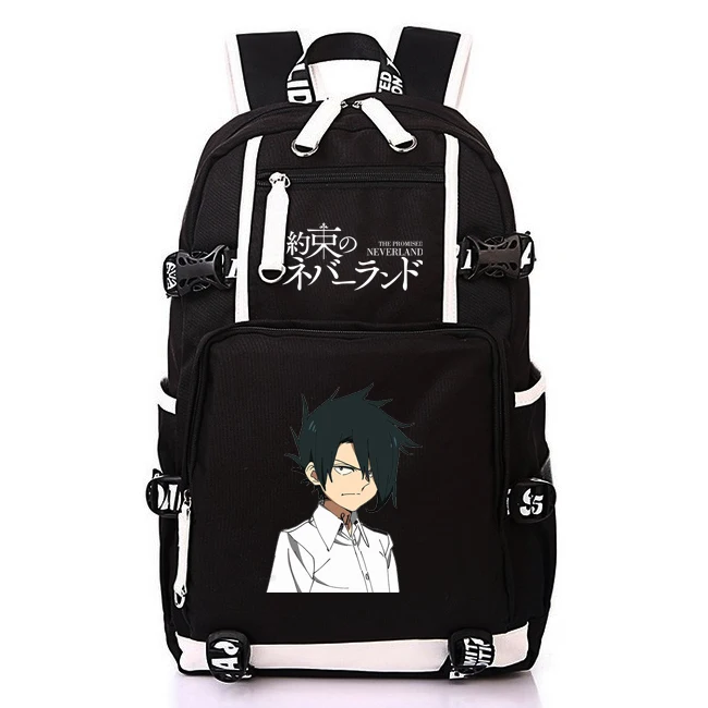 Аниме The Promised Neverland Yakusoku no Norman Emma Ray рюкзак для косплея на плечах Студенческая