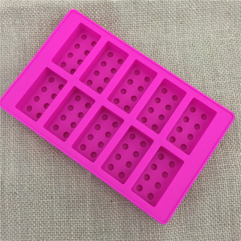 Мороженое кирпичные блоки формы прямоугольные DIY шоколадная силиконовая форма льда кубик лоток инструменты для торта помадные формы