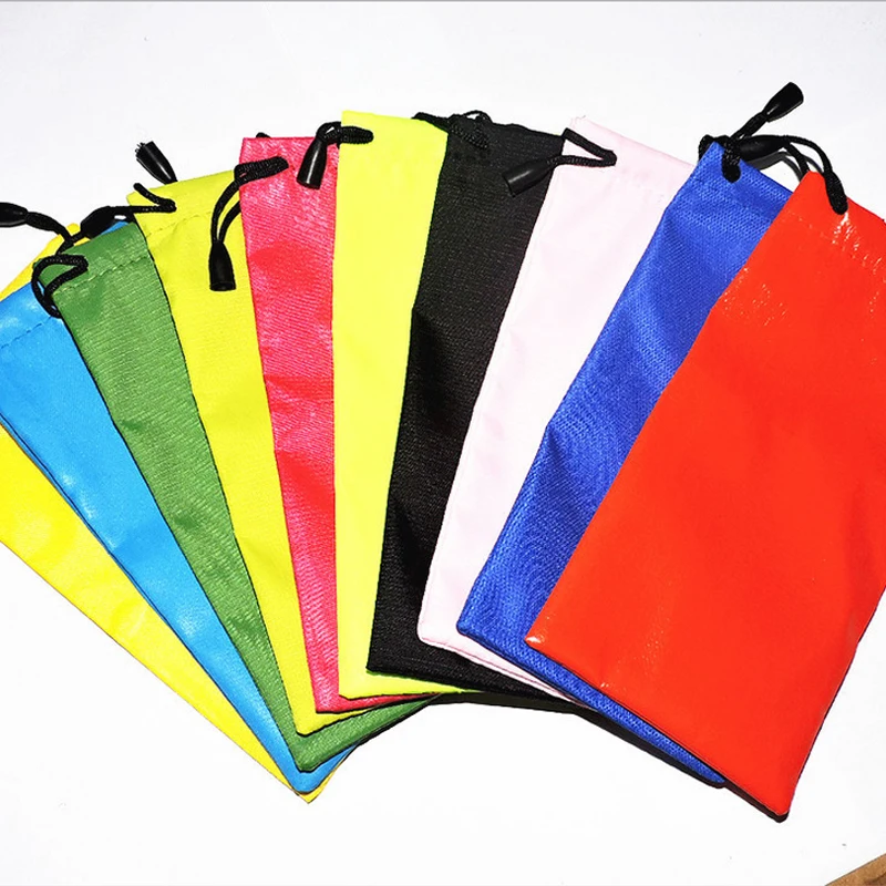 5pcs Sunglasses Glasses Soft Cloth Dust Waterproof Pouch Carry Bag New