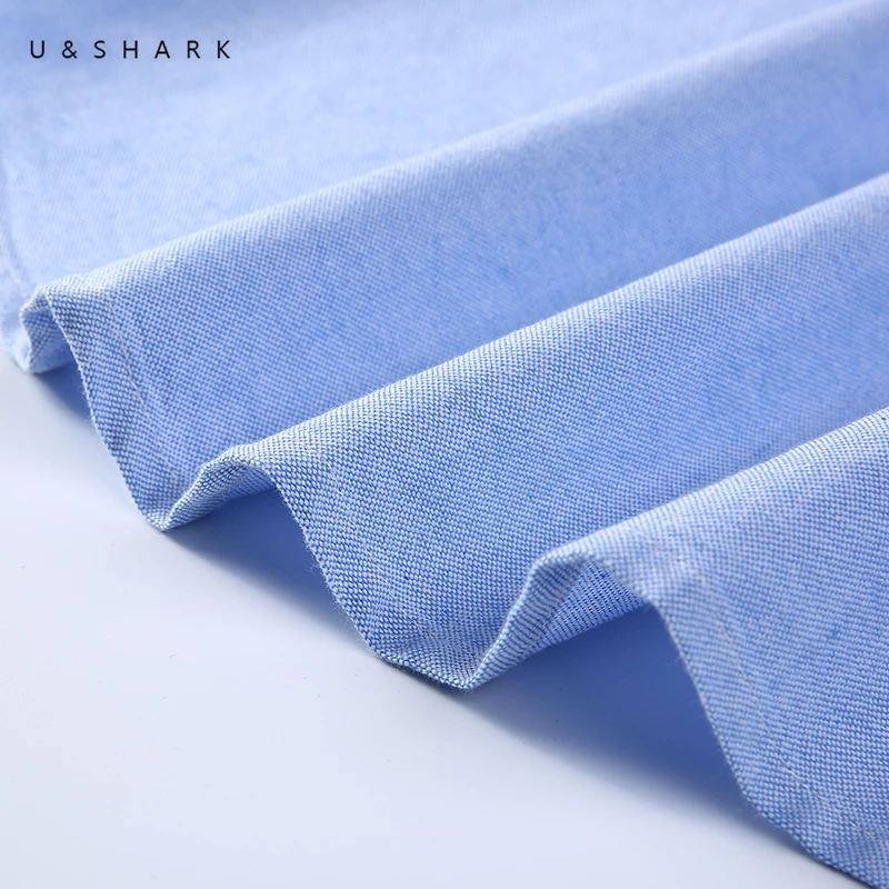 Мужская хлопковая рубашка из ткани Оксфорд с длинным рукавом|shirt male|oxford shirtcotton oxford