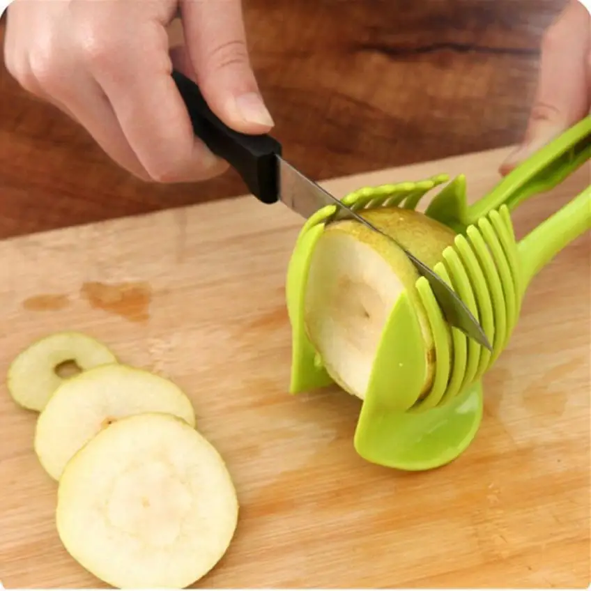 

Vegetable Tools Creative Handheld Circular Fashion Tomato Round Model Slicer Lemon Slices Tomato Plastic Kitchen Tool 18FEB6