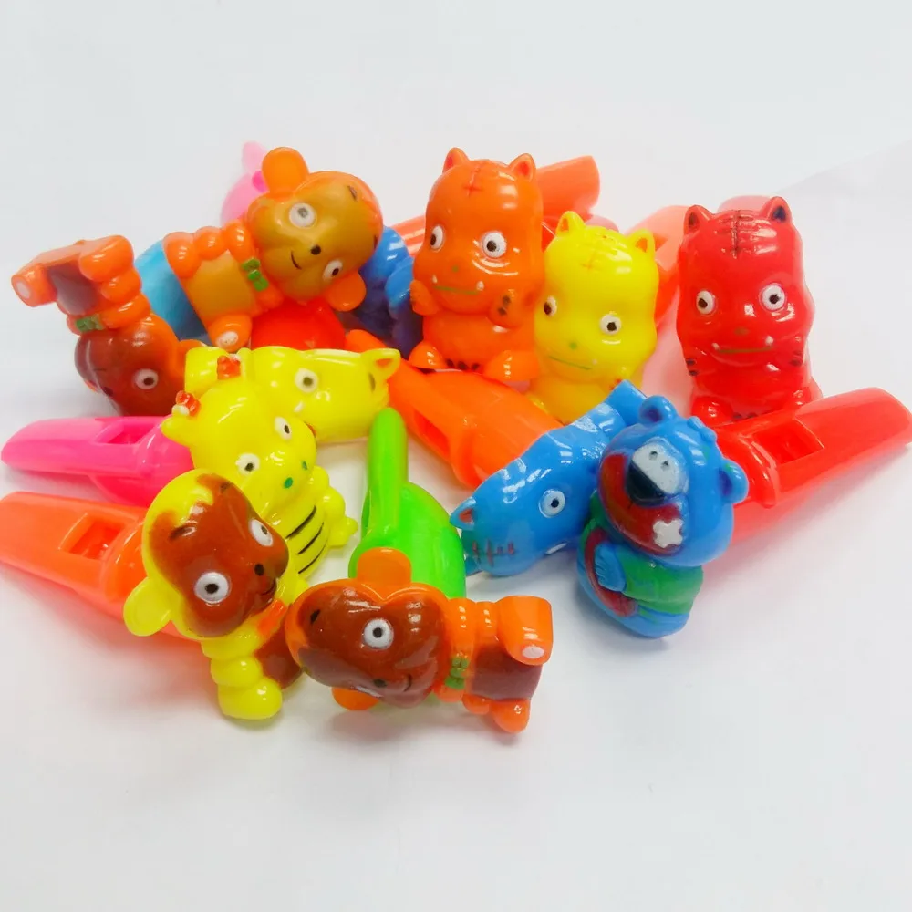 

6 pc E304 animal Whistle Noise Sound Maker Pinata Loot Party Bag Fillers Kid Novelty Ideal Birthday Game Gift Favors Toys Prize