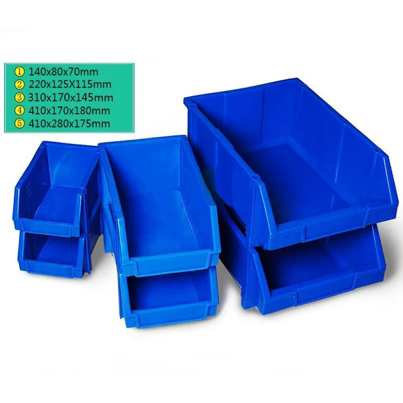 

1 Pcs Bin Storage Rack Shelving Garage Storage Rack Tool Organiser Box Workshop Thickened combination Components box