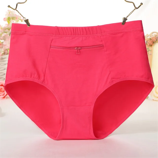 Buy Women Panties Big Size Underewar With Zipper
