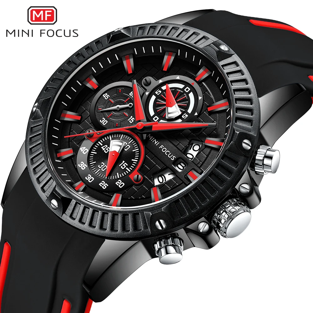 

Men's Fashion Sports Quartz Watch Mens Watches Top Brand Luxury Rubber Band Waterproof Man Business Watches Relogio Masculino