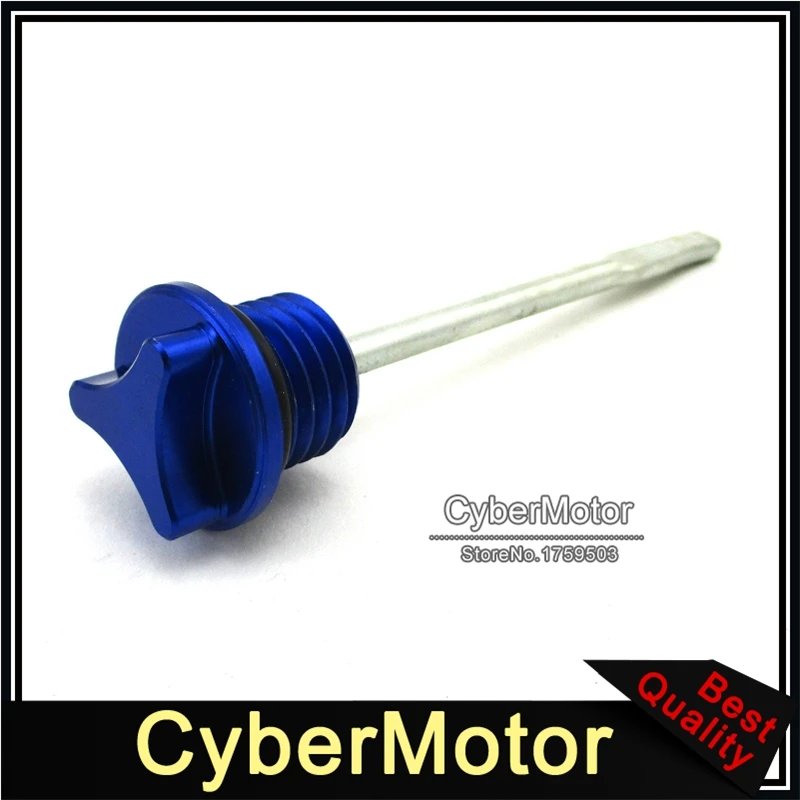 Масляный щуп для двигателя мотоцикла CRF50 125cc 140cc 150cc 200cc 250cc Stomp ycf, SDG модели SSR и Pit Dirt Motor Bike - Цвет: Blue