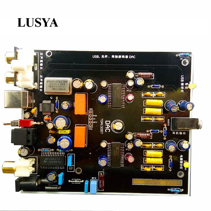 USB декодер Lusya DAC коаксиальный OTG Двойная параллельная TDA1305T внешняя звуковая карта
